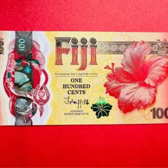 FIJI   100 CENTS  2023  Pick  124   Polymer  / Plastic  ( Uncirculated )