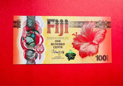 FIJI   100 CENTS  2023  Pick  124   Polymer  / Plastic  ( Uncirculated )