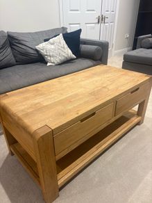 Solid Oak Coffee Table