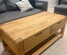 Solid Oak Coffee Table