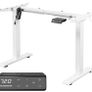 Height Adjustable Electric Standing Desk Frame Two-Stage with Heavy Duty Steel Stand up Desk Computer Desk with Automatic Memory Smart Pannel AVAILABLE IN BLACK/WHITE (FREE POSTAGE) Image 2