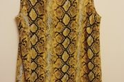 Dorothy Perkins Yellow Snake Print Top New With Tags Size UK6 Payment By REVOLUT or PAYPAL
