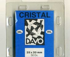 Full Sealed Box of 100 Davo Stamp Mounts 25mm x 20mm 50 pack