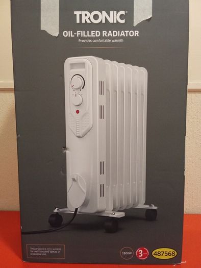 Electric Heater Radiator as new in box oil filled
