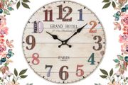 Retro Vintage-inspired Grand Hotel Clock