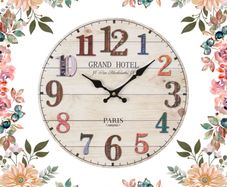 Retro Vintage-inspired Grand Hotel Clock