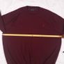 Polo Ralph Lauren Burgundy Wine Red Merino Wool Crewneck Jumper Size XL Image 9