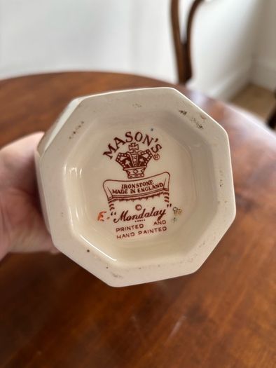 Masons ironstone Mandalay vase