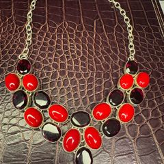silver necklace