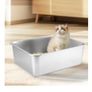 HOUSLUX Stainless Steel litter trays x 2 Image 6