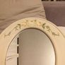 handpainted oval  mirror Image 4