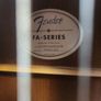 Fender Acoustic/Electric Guitar w/ hard top travel case and stand Image 2