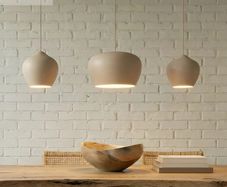 Lucande Malisa 3Bulb Pendant Light Warm Beige