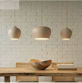 Lucande Malisa 3Bulb Pendant Light Warm Beige