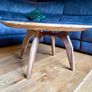 Spalted beech and walnut coffee table Image 4