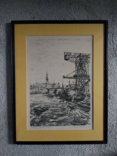 Vintage artwork and frames