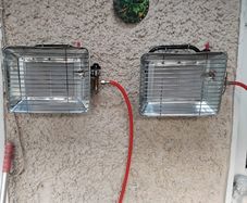 2 Gas Patio heaters