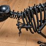 Unique Handcrafted Steel Dinosaur Sculpture, Statement Piece Image 4