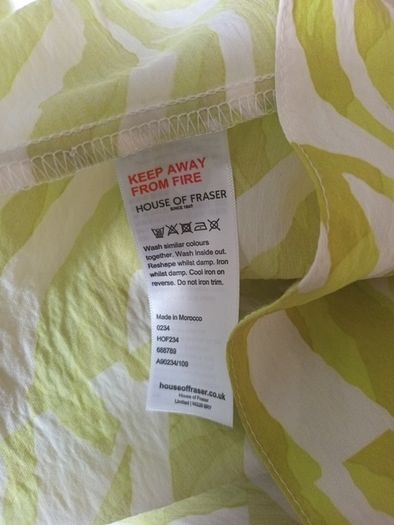 Bibi Lime Zebra Dress.  S. XL - 16. B.N.W.T.  (House Of Fraser)