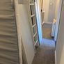 child's bunk bed single size with study desk and storage Image 3