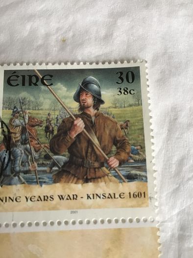 Historic Irish stamp- Nine years War - Kinsale 1601