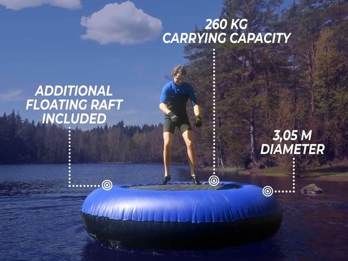 Deep Sea Water Trampoline 3M with extra raft
