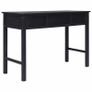 Console Table Black 110x45x76 cm Wood Image 5