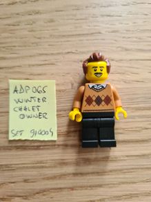 lego adp065 winter chalet owner, set 910004