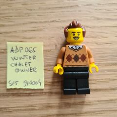 lego adp065 winter chalet owner, set 910004