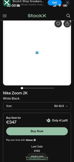 Nike Zoom 2K 'White Black'