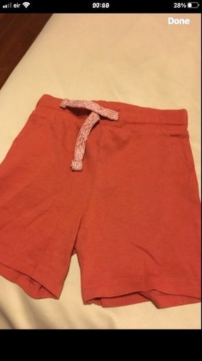 Boys shorts never worn 12/18 mths