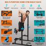 Squat Rack Multi-Function Barbell Rack Height Adjustable Dip Stand Home Gym Weight Lifting Bench Press Dip Station Push up Portable Strength Training Dumbbell Rack Image 6