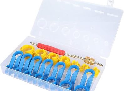 16Pcs Car AC Line Disconnect Tool Set Auto Line Quick Removal Tool Line Disconnect Tools Set