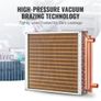 16"x 16"/40.6 x 40.6 cm Heat Exchanger Water to Air 3-Row 3/8"/ 1 cm Copper Ports 193 Fins Image 5