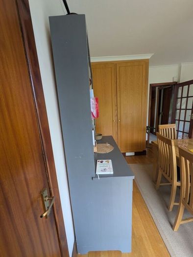 Pine dresser kitchen hutch with 2 x drawers and pull out drawers
