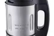 Tower Stainless Steel Soup &amp; Smoothie Maker with LED Control Panel, 1L, Silver, T12056