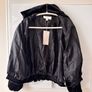 Zara Black Velvet Bomber jacket size M Please see photos Image 3