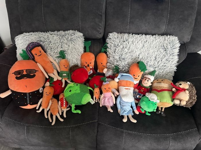collection of teddies