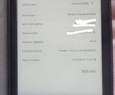 Amazon Kindle 11th generation