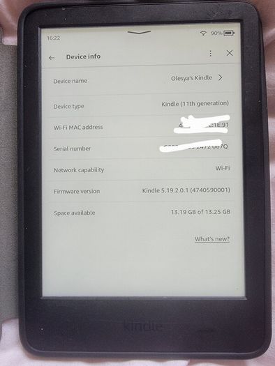 Amazon Kindle 11th generation