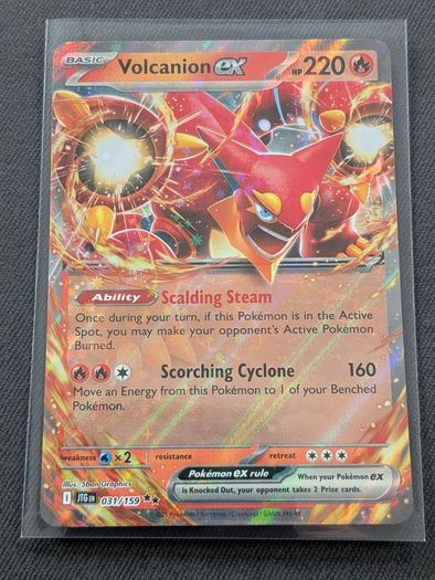 Pokemon TCG SV09: Journey Together Volcanion ex 031/159 Double Rare