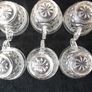 6 Vintage Pressed Glass  Wexford Punch Cups by Anchor Glass Co. USA. Image 4