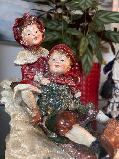 Collectible Christmas Sledding Ornament