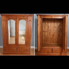 Solid Pine Wardrobe