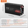 Pure Sine Wave Inverter, 1000 Watt, DC 12V to AC 230V Power Inverter with 2 AC Outlets 2 USB Port 1 Type-C Port, Remote Control for Small Home Devices like Smartphone Laptop, CE FCC Certified Image 6