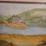 Signed Watercolour of Eilean Donan castle Framed Image 8