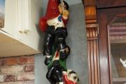 Large Laurel &amp; Hardy Hanging Figurine Wall Decor