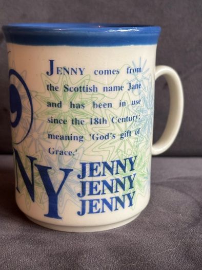 Vintage Jenny Name Mug