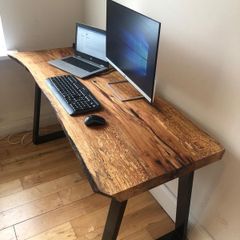 Handmade Live edge/ hardwood industrial Office desks