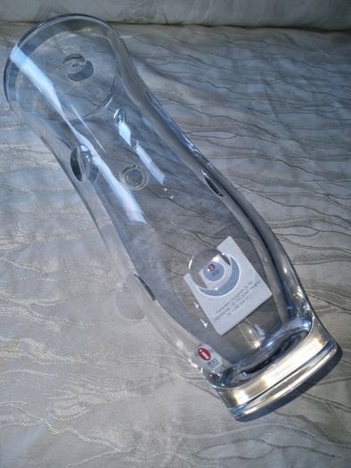 Scandinavian Art Glass Vase Iittala Finland